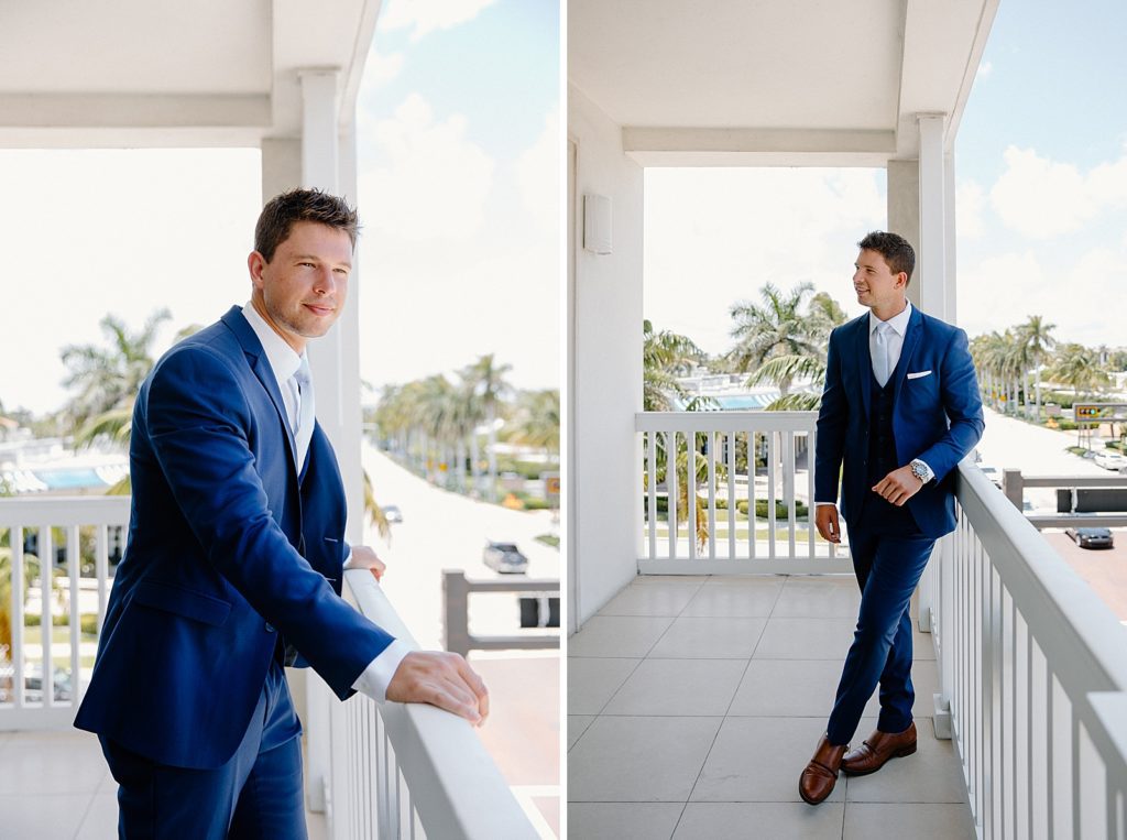 Groom on the porch portraits