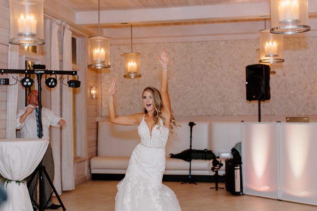 Bride dancing Reception