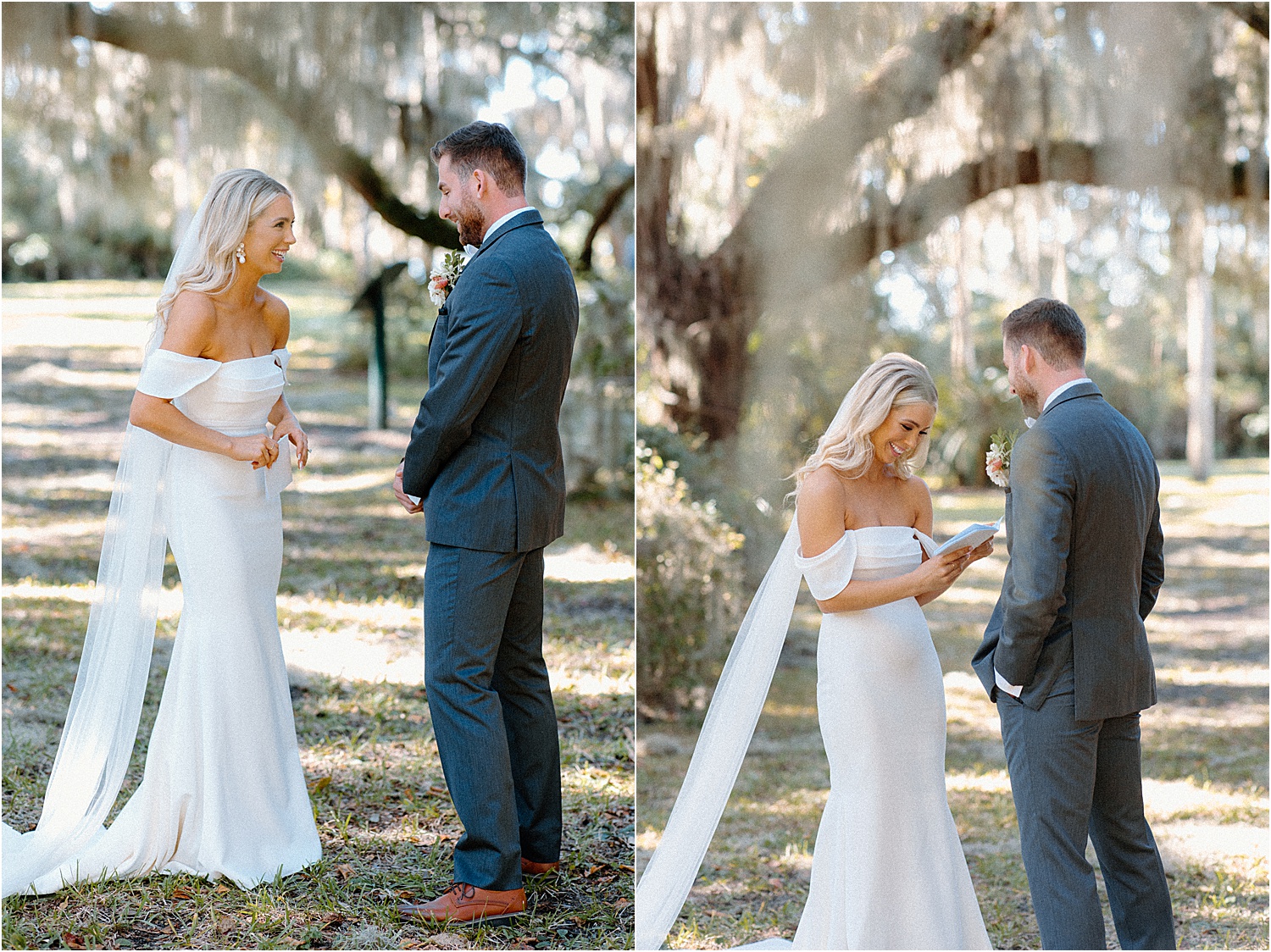 first look and private vows 